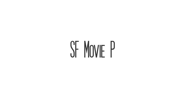 SF Movie Poster font thumb